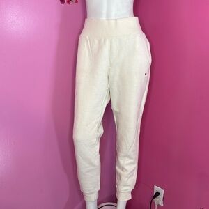 Champion sweatpants large cream